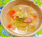 キャベツと玉ねぎのスープ 